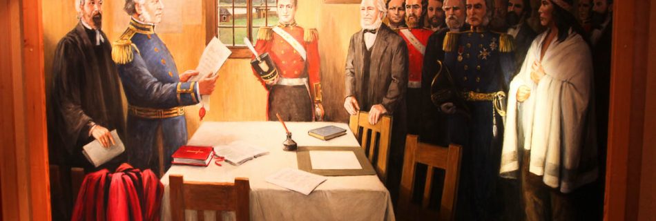 Die Gründung von British Columbia fand in Fort Langley statt.